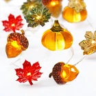 Kaisnova Pumpkin Maple Leaf Acorn Battery Operated, New. Price: $18.96.