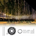 Apluschoice Commercial Led Event Curtain Lights With 10FT Poles 40FT Cable IP44 New. Price: $499.90.