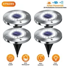 Led Solar In Ground Lights Outdoor Buried Lamp Disk Lawn Pathway Garden Yard New. Price: $22.99.