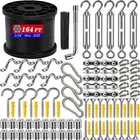 String Hanging Kitglobe Lights Suspension Includes 164FT Black New. Price: $53.48.