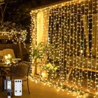 Jmexsuss 300 Led Remote Control Christmas Curtain Lights, Plug Fairy Curt... New. Price: $29.49.
