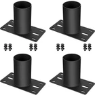 Kswlor Slip Fitter Adaptor Brackets L:W:H:15.2CM:8CM:7.5CM, BLACK-4PCS New. Price: $74.98.
