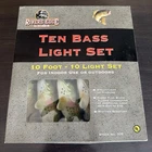 Rivers Edge Ten Bass String Light Set Indoor Outdoor 10' New Box/plastic Damage. Price: $15.00.