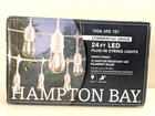 Hampton Bay Indoor/outdoor 12-SHATTER Resist Filament Bulb White String Light Open. Price: $32.60.