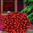 Hishiny Red Christmas Net Lights OUTDOOR,6FTX6FT 144LED Green Wire, Conne... New. Price: $40.82.
