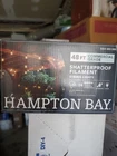 Hampton Bay 48 Ft Commercial Shatterproof Led String Lights 24 Bulbs Outdoor Wa New. Price: $23.35.
