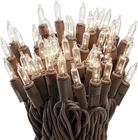 612 Vermont 50 Mini Christmas String Lights Light, Clear, Brown New. Price: $16.99.