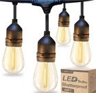 Addlon Led Outdoor String Lights 48FT With Edison Vintage Shatterproof Bulbs And New. Price: $25.75.