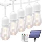 Mlambert 3-COLOR 1 Dimmable Solar Lights Outdoor, 48FT Patio String... New. Price: $112.44.