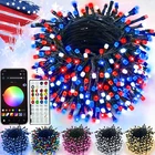 Yiqu Smart Color Changing Christmas Lights, 66 Ft 200LED, App New. Price: $49.99.