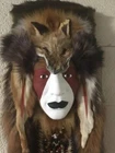 Camanche Warrior Tribal Face Mask 4FT, Native American Art Made By La Ayo New. Price: $999.95.