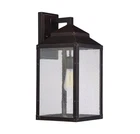 Savoy House 5-344 Brennan 1 Light Outdoor Wall Sconce Bronze New. Price: $244.80.