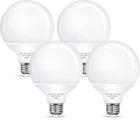 G25 Led Vanity Light Bulbs, 100W Globe Equivalent, 9W New. Price: $19.76.