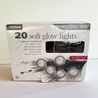 Noma Expressions Soft Glow Lights White Frosted Bulbs Indoor Outdoor 20FT Used. Price: $20.00.