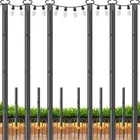 Jytobn String Poles 6 Pack For Hanging Outdoor Lights With New. Price: $126.42.