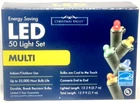 Christmas Valley 50 Led Multicolor Lights Indoor Outdoor String Set With Box New. Price: $20.29.