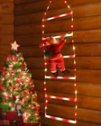 Toodour 2.5FT Led Christmas Ladder Lights W/ Santa - Indoor/outdoor Holiday Deco New. Price: $51.18.