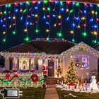 82FT 810 Led Outdoor Christmas Lights - 180 Ice Drops, 12 Modes With Timer Me... New. Price: $71.43.