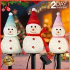 Brightown Set Of 3 Christmas Pathway Lights Led Snowmen New. Price: $22.99.