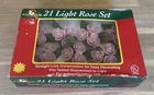Vintage Kurt Adler 21 Pink Rose Light Set Indoor/outdoor Tested Works Used. Price: $39.99.