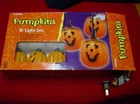 Noma Halloween Blow Mold Pumpkin String Lights Set Of 10 Works Jack Lantern New. Price: $19.99.