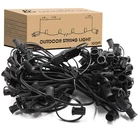 Encoidoz C7 Black Sockets String - 100FT 12 Spacing Outdoor Christmas New. Price: $71.18.