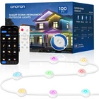Cinoton Permanent Outdoor Lights 100FT, Smart Rgbw+ic Eaves New. Price: $180.66.