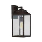 Savoy House Brennan 1LT 15" Outdoor Wall Lantern, Bronze/gold 5-341-213 New. Price: $192.00.