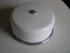 Vintage 50'S Milk Glass Pill Box Light Fixture Mcm * John Virden Co. Kitchen Used. Price: $39.95.