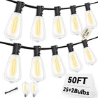 ST38 50FT Led Outdoor String Lights With 25+2 Spare Bulbs, E12 Socket, 2700K ... New. Price: $37.09.