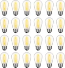 24 Pack Led S14 Replacement Light Bulbs, Waterproof 1W Vintage Edison For New. Price: $24.17.