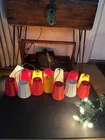2 Vintage Tiki Party Lights 7 String Lantern Blowmold Sets * Multi No. 1850 Used. Price: $55.00.