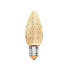 Novelty Lights Minleon 25-PACK C7 Sun Warm White Faceted Led Bulbs, E12 Base New. Price: $14.99.