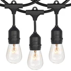 2-PACK 48FOOT Heavy Duty Outdoor Lights,edison Vintage Dimmable 11S14 Bulbs W/15 New. Price: $74.99.