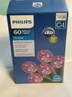 Philips 60 Purple Sphere Lights Indoor/outdoor Green Wire Nib Binb New. Price: $23.00.