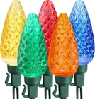 Colored Christmas Lights, 33FT 50 Led C9 Faceted Outdoor 120V New. Price: $32.19.