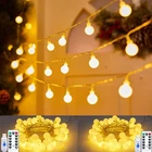 Minetom Led Globe String Lights, 2 Pack Total 46FT 100 8 Modes Waterproof... New. Price: $30.78.
