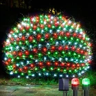 Wbao Solar Christmas Net Lights 200LED F8, 8.4X5.2FT Remote, Modes, Outdoor New. Price: $32.38.