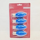 Blue Celebrations Ceramic C9 Incandescent 7 Watt Bulb Indoor/outdoor Case 0F 40 New. Price: $12.57.