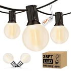 G40 25FT Led Outdoor String Lights,frosted Patio With 27 (2 Spare) Pla... New. Price: $39.35.