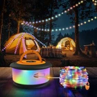 Camping String Lights, 3 1 Upgraded Retractable Rgb Outdoor Wit New. Price: $29.99.