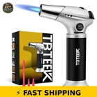 Tbteek Butane Torch With Safety Lock & Adjustable Flame - Cooking, Bbq New. Price: $35.99.