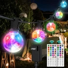 Rgb Color Changing Led Outdoor String Lights, 30FT Waterproof With Remote New. Price: $73.99.