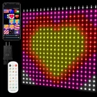 Smart Curtain Lights 400 Led, Color Changing 6.6FT*6.6FT With ... New. Price: $91.69.