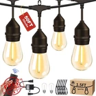 Porbench 50FT Patio String Lights 32 Bulbs Remote Dimmer Waterproof New. Price: $84.79.