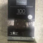 Celebrations Platinum Led Pure White Trunk Wrap 100 Indoor/outdoor Bulbs New. Price: $12.00.