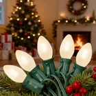 Abeja C7 Led Christmas Lights 25FT Frosted White String 27 Vintage New. Price: $32.15.
