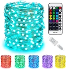 Minetom Color Changing Fairy String Lights - 33 Ft 100 Led Usb Silver Wire New. Price: $20.88.