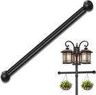 Iplusmile Lamp Post Cross Arm Replacement 22" Black Ladder Rest Handle Outdoor New. Price: $29.50.