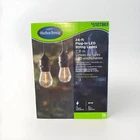 Harbor Breeze 24FT Plug-in Black Outdoor String Led Clear Glass Edison Lights New. Price: $29.99.